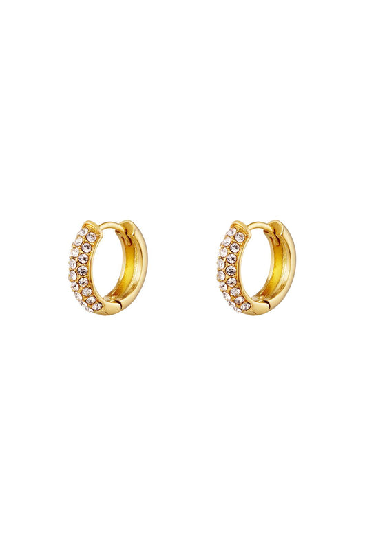 Crystal Glam Hoops