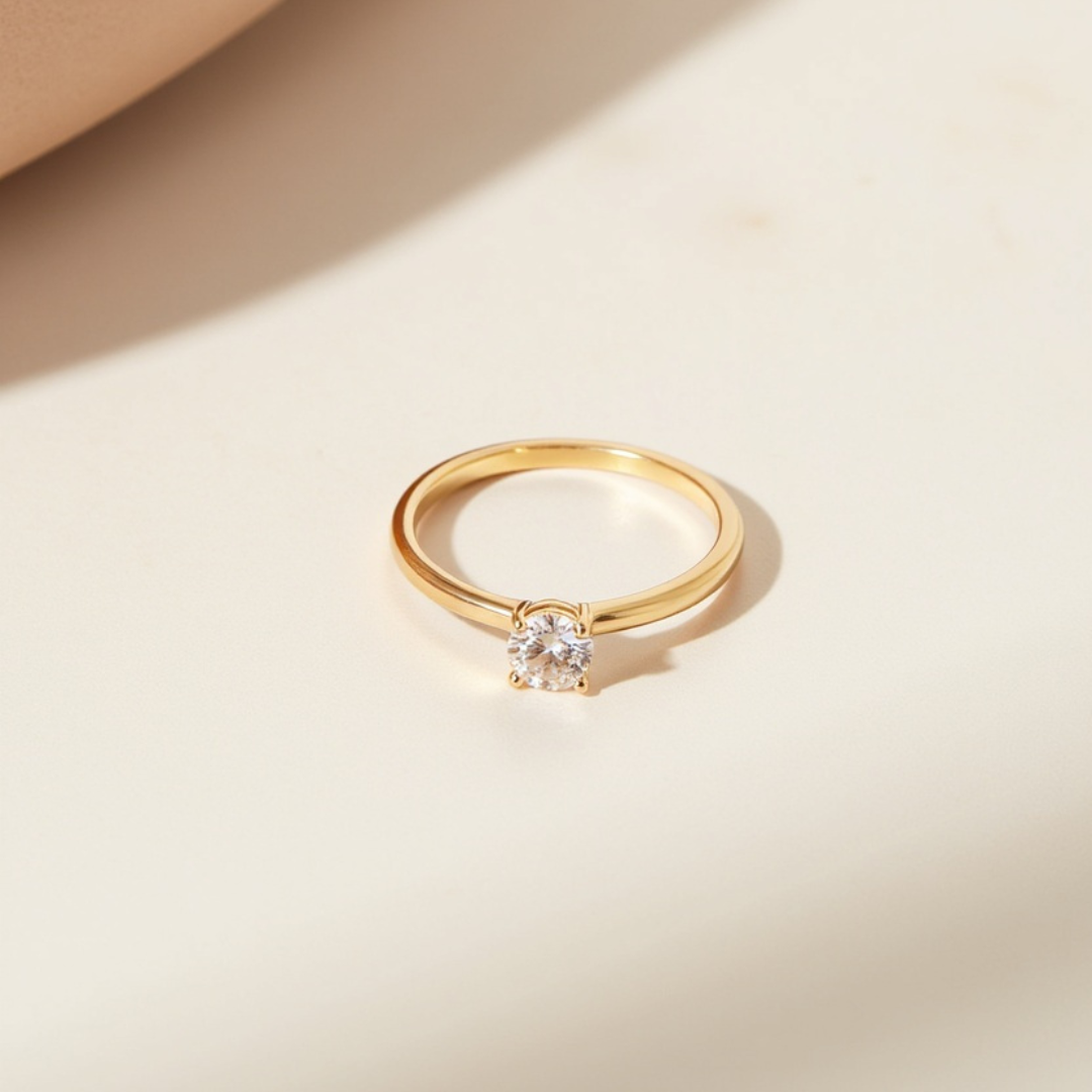 Glamoré Radiant Solitaire Ring